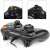 FroggieX FX-X360-PC-B Black Wired Controller with Close-up Details