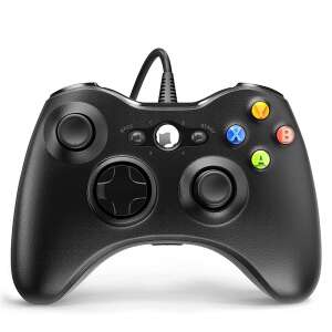 FroggieX FX-X360-PC-B Xbox 360 and PC wired controller, black - Controller