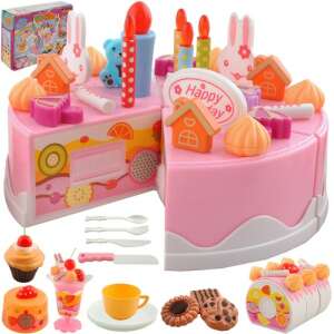Kruzzel Cake Game Dinner Set cu lumină și sunet 75pcs