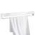 Leifheit Telegant Plus 100 biały suszarka do ubrań montowana na ścianie, złożona z wieszakiem na ręczniki