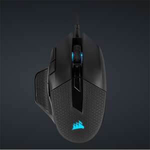 Corsair Nightsword RGB Tunable Gaming Mouse, black, wired, 18000 DPI, 8 programmable buttons - Corsair