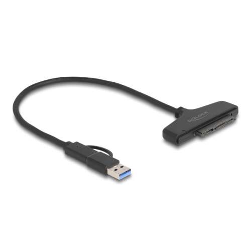 Delock USB-A - SATA adapter kábel, 30cm, akár 5 Gbps adatátviteli sebesség - USB átalakító