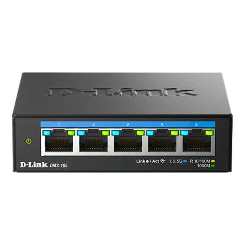 D-Link DMS-105/E 5-portni 2.5G Multi-Gigabitni Neupravljani Switch