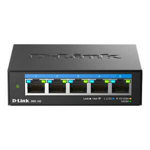 Switch D-Link DMS-105/E 5-Port 2.5G Multi-Gigabit Unmanaged - Switch-uri