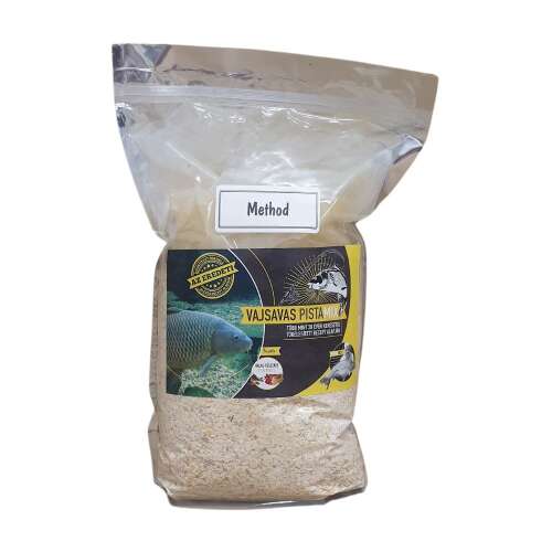 Pistamix Vajsavas Etetőkeverék Method 1500g zacskóban, ponty horgászatra való etetőanyag
