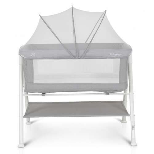 Moni Kalinihta babaágy szúnyoghálóval, szürke