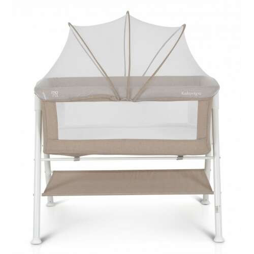 Moni Kalinihta bézs babaágy szúnyoghálóval