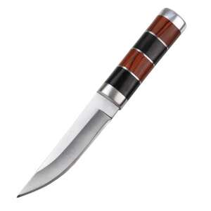 Foxter Finn hunting knife, 16 cm, stainless steel and wood, sheath - Hunting & Survival Knife