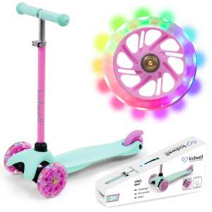 Kidwell Uno dreirädriger Kinder-Roller mit LED-Rädern #pink-blue 90780631 Fahrzeuge