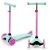 Kidwell Uno 3-wheel scooter pink and mint color options