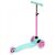 Kidwell Uno pink and mint 3-wheel scooter angled view