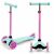 Kidwell Uno 3-wheel scooter pink and mint color options