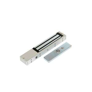 Blocator magnetic pentru uși ZOA-180/12/24Vdc/80kg, forță de menținere 180kg, alimentare 12/24Vdc, 210x40x21mm, cu LED indicator - Sisteme de deschidere a porților