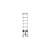 Telescopic Aluminum Ladder, 5 meter, 150 kg load capacity, extended position, easy to use