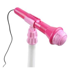 Gyermek elektromos gitár szett rózsaszínben - erősítővel és mikrofonnal