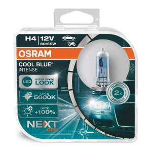 Osram Cool Blue Intense Next Gen H4 halogén fényszóró izzó, 12V 60/55W, P43t, 5000K, Duo Box - Osram