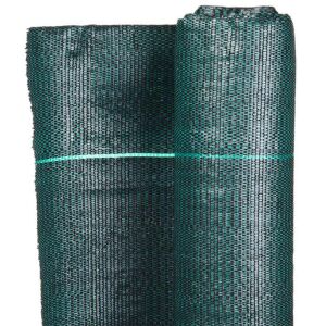 Nature green weed control fabric roll, 2x5 meters - Weed barrier fabric