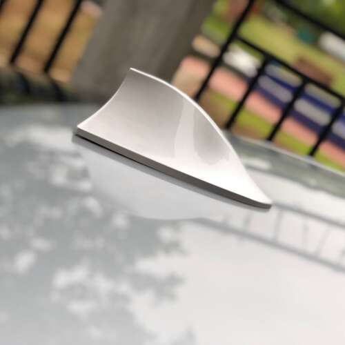 Ezüst cápauszony autós antenna, AM FM rádió antenna, univerzális, Aptel AK322B