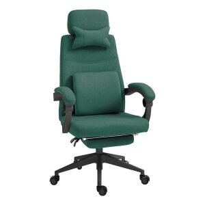 Timeless Tools Headrest and Footrest Office Swivel Chair Green
