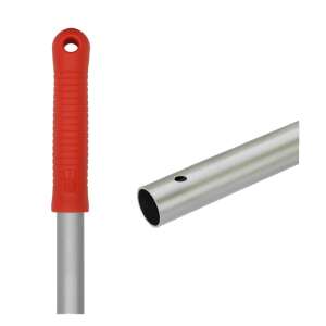 Mâner de mop din aluminiu, lustruit anodizat, roșu 130cm - Partvis și mâner Mop