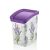 Coș de gunoi din plastic Smart Click cu capac rabatabil, model Lavanda 12L 107525536