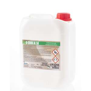 Detergent de spălat vase la mașină D-Cook AL 50 cu efect dezinfectant, sticlă de 5 kg - Produse pentru mașina de spălat