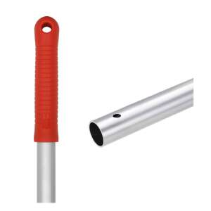 Mâner de mop din aluminiu, 140cm, roșu, lustruit, anodizat - Partvis și mâner Mop