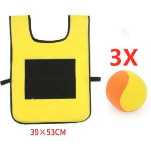 Tépőzáras labdás játék - felnőtt sárga 90801874 Kültéri játékok
