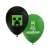 Minecraft Balloons, 8 Pack, Black and Green, Party Decorations