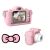 Digitális fényképezőgép gyerekeknek játékok kamerával, rózsaszín 90803866