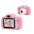 Digitális fényképezőgép gyerekeknek játékok kamerával, rózsaszín 90803866