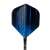 Blue dart flight with black digital pattern