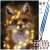Paint by numbers kit with a fox design, 40x50cm, includes paints, brushes, and canvas