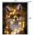 Paint by numbers kit, fox with lights, 40x50cm, Maaleo, size information