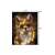 Paint by numbers kit, fox with lights, 40x50cm, Maaleo, size information