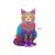 Kruzzel cat wooden puzzle with dimensions
