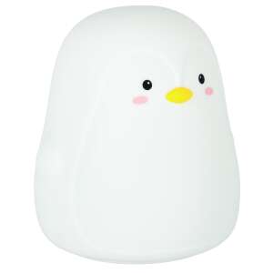 Children's Silicone LED Night Light White Penguin