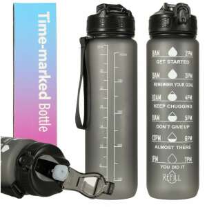 1L Black Water Bottle