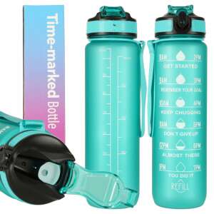 Water bottle bidon 1l green