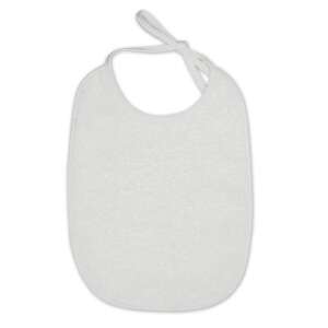 Lorelli fehér babasál, 10 darabos, nyakkendős - Előke, büfikendő