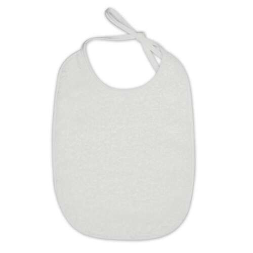 Lorelli fehér babasál, 10 darabos, nyakkendős