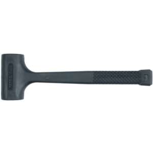 YATO 1300g rubber mallet, black, for sheet metal work - Hand tool