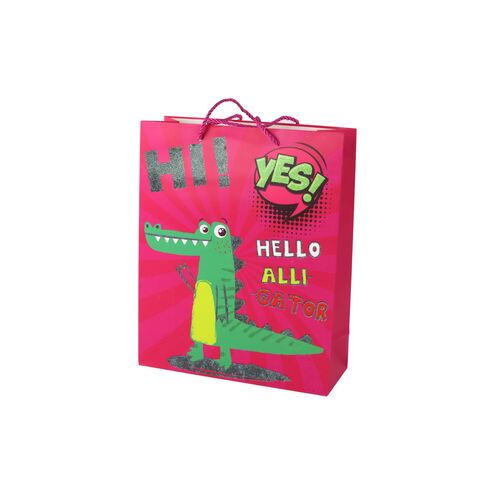 Rózsaszín papír ajándéktáska 32cm x 26cm x 10cm 16738 146117890