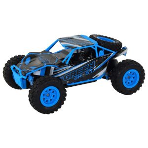Green Ghost RC Truck, blau, Maßstab 1:24, schräge Ansicht - Lean Toys