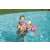 Bestway Minnie Mouse Arm Bands for Kids, Pink with Polka Dots, being used by a child in a swimming pool