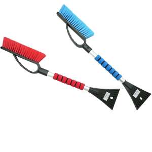 Car snow brush and ice scraper with foam handle, 57cm long - Ice Scraper, Squeegee