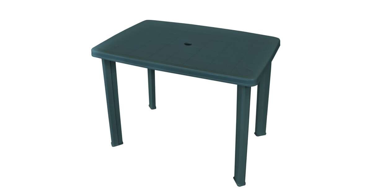 vidaXL zöld műanyag kerti asztal 101 x 68 x 72 cm | Pepita.hu