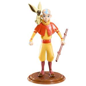 Екшън фигурка IdeallStore Avatar Aang с Момо и жезъл - Гейминг