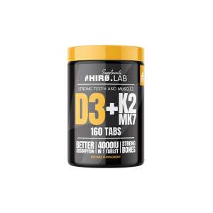 Vitamina D3 4000IU + K2 MK7 - 160 Tablete, HiroLab 90824110 Vitamine