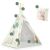 Nukido Indian tent with cushion - Forest animals - Beige 90824449